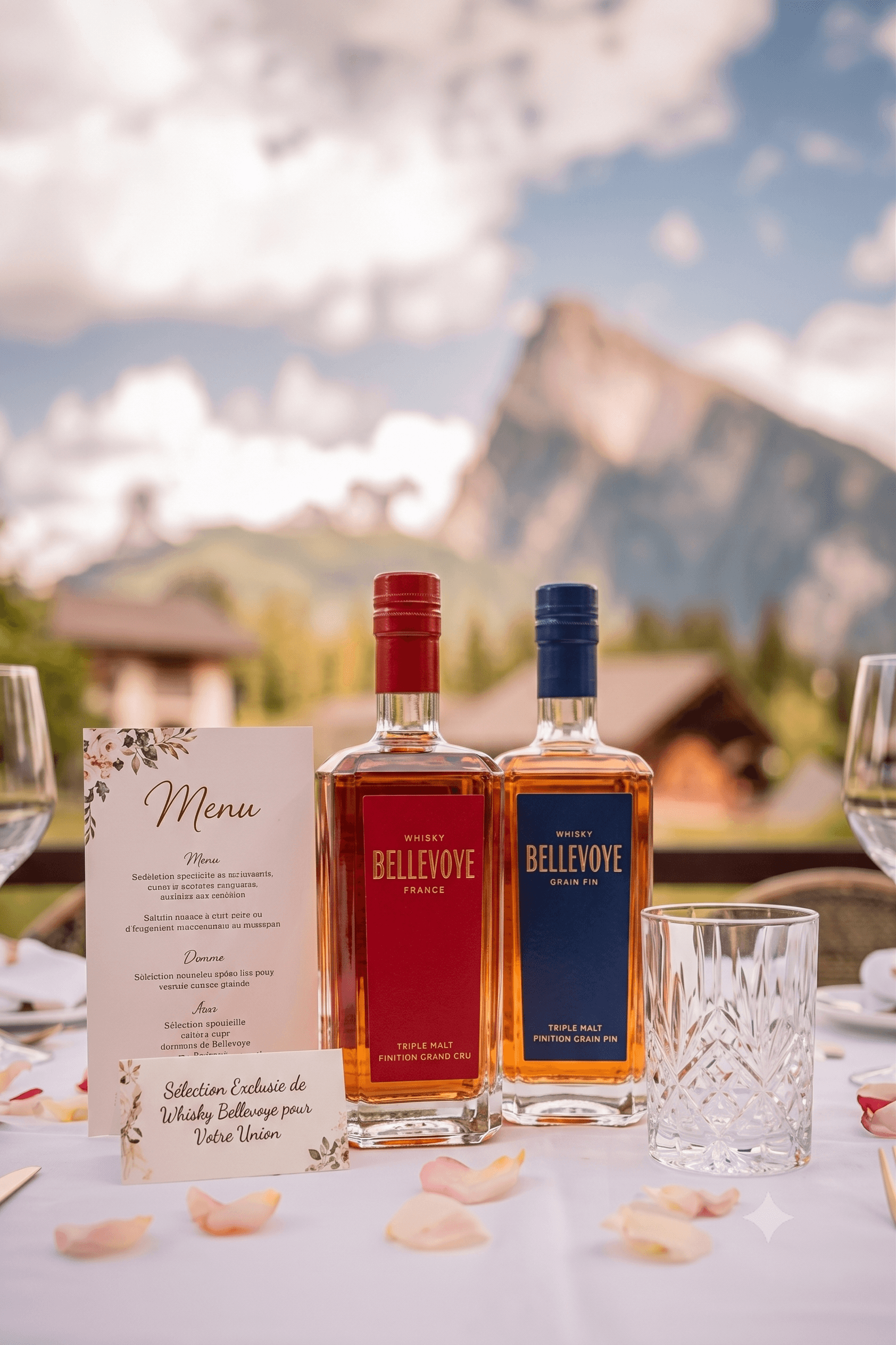 Sélection de spiritueux pour mariages près de Samoëns, restaurant Arvi'Pâtes
